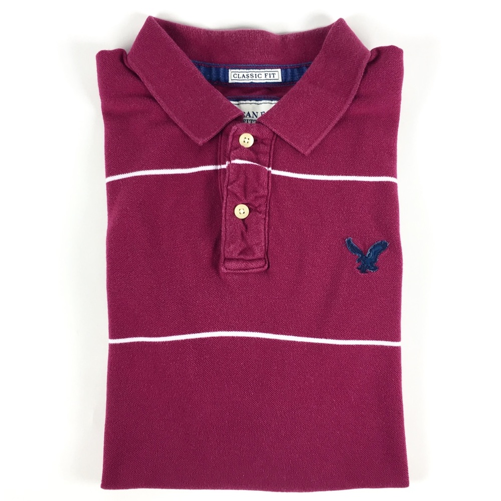 American Eagle Men’s Polo Knit Shirt - X-Large